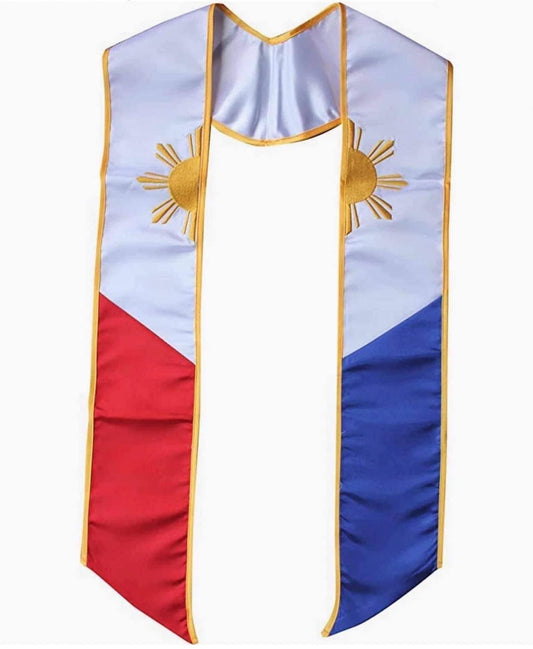 STOLE - Gold Lined Philippine Flag