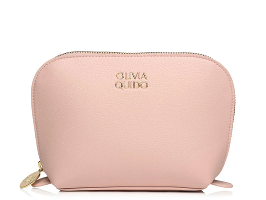 Olivia Quido Faux Leather Dome Cosmetic Bag